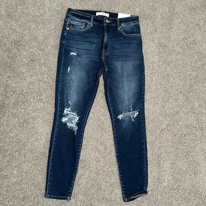 KanCan High rise ankle skinny